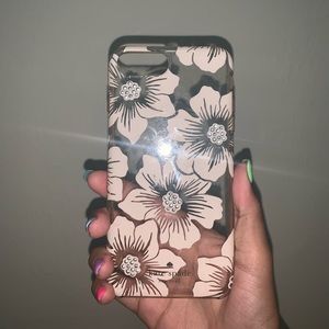 kate spade floral print phone case